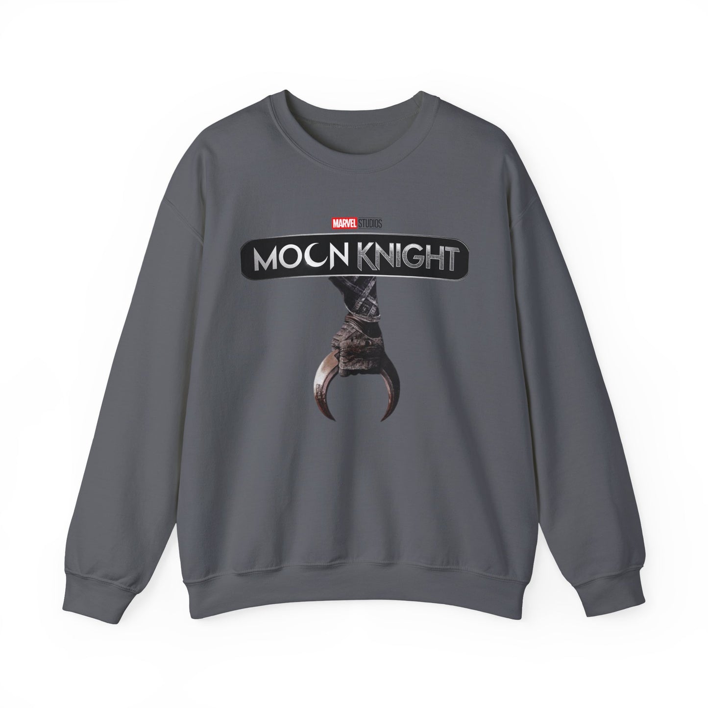Moon Knight Unisex Crewneck Sweatshirt, Marvel Sweatshirt, Marvel Gift, Comic Apparel, Superhero Fashion.