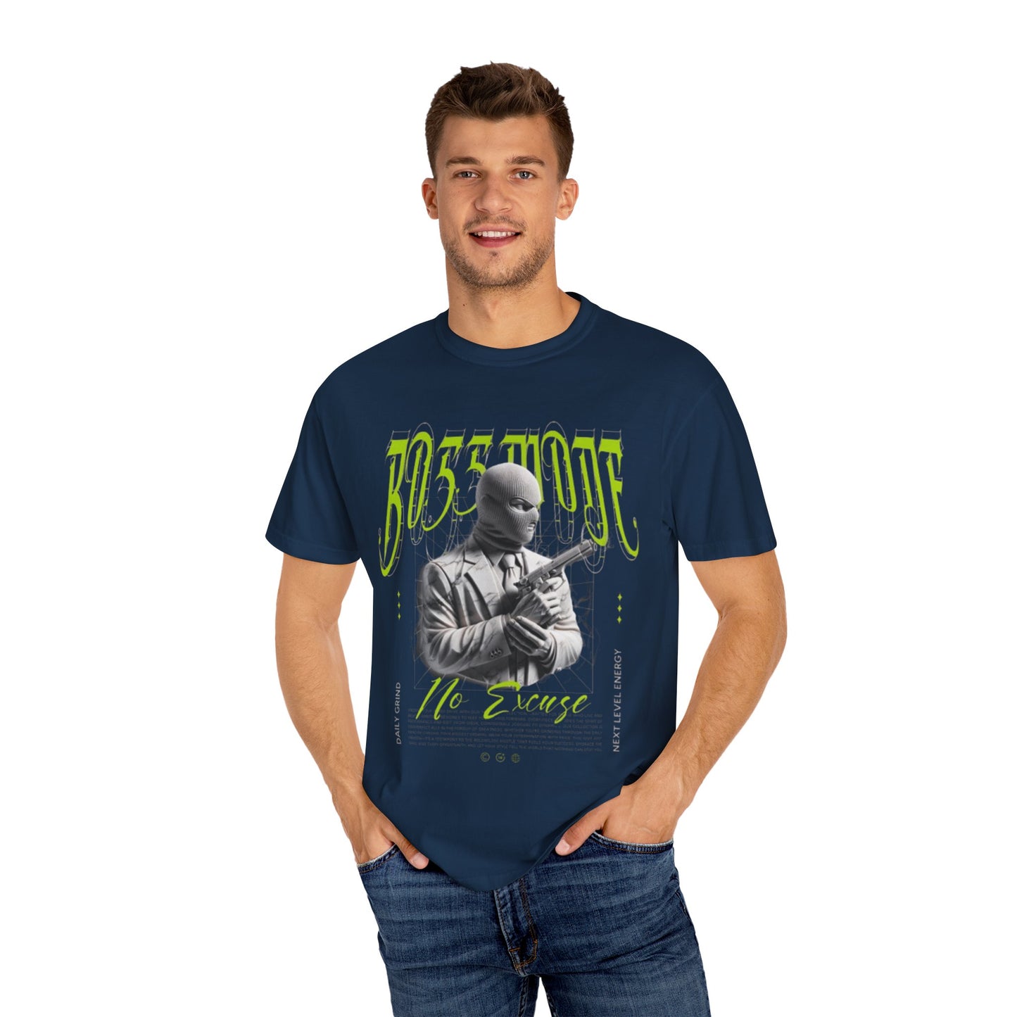 Boss Mode T-Shirt, Vintage Graphic Tee, Unisex Casual Wear, Streetwear Fashion, Gift for Him/Her