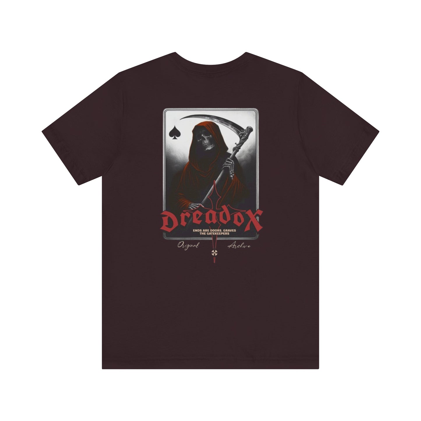 Spooky Graphic Tee, Unisex Dreadox Short Sleeve Shirt, Halloween Costume Shirt, Urban Casual Wear, Goth Aesthetic Apparel