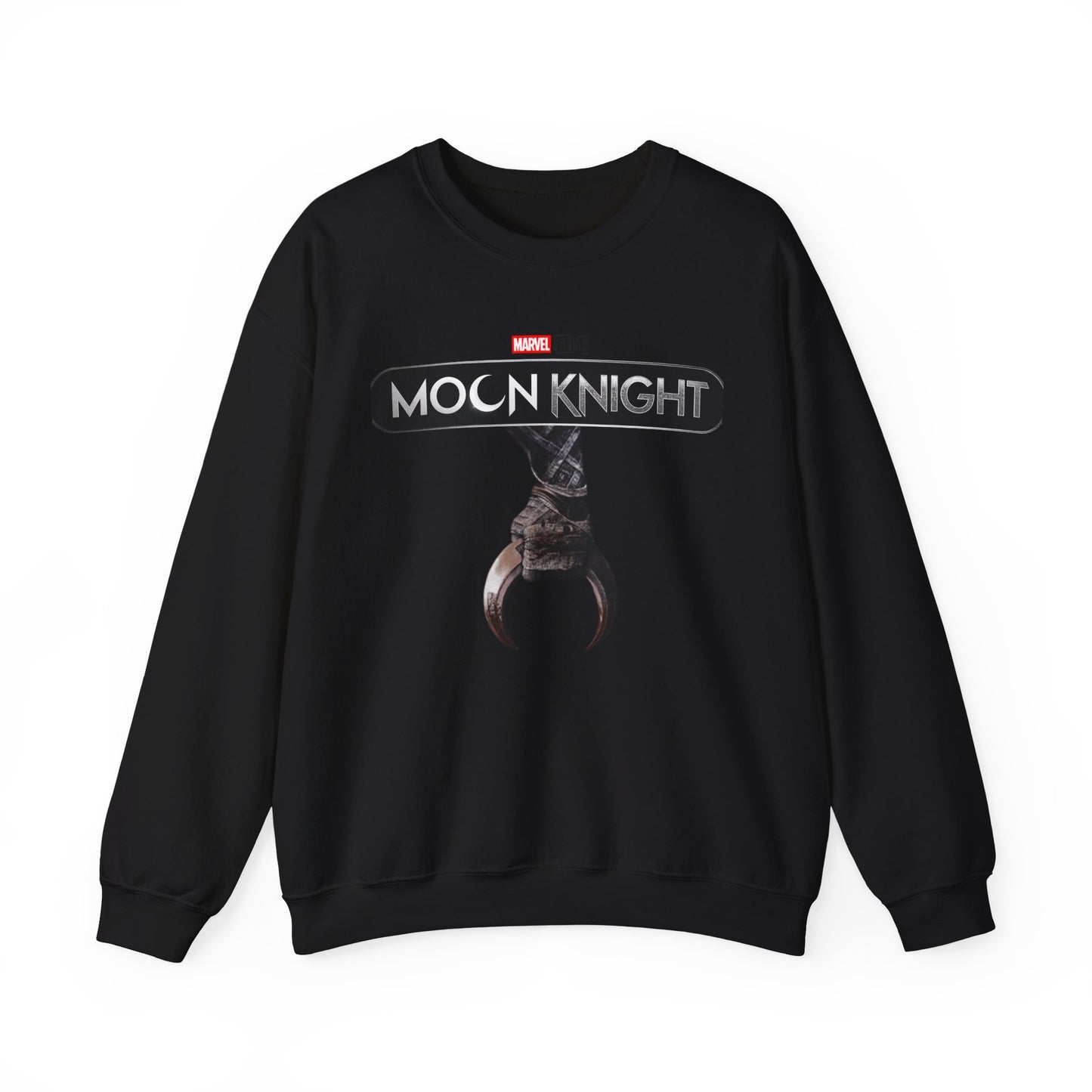 Moon Knight Unisex Crewneck Sweatshirt, Marvel Sweatshirt, Marvel Gift, Comic Apparel, Superhero Fashion.