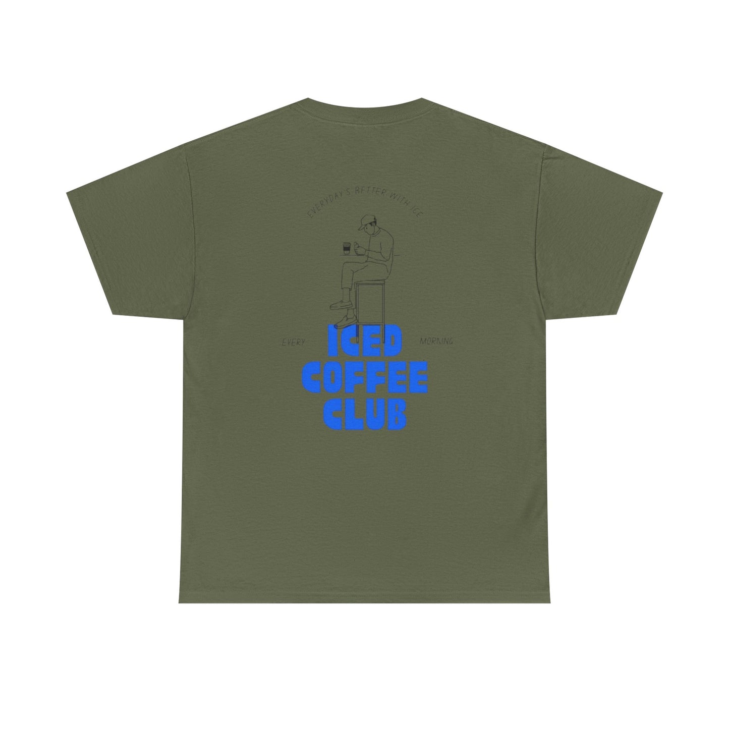Iced Coffee Club Unisex Tee | Perfect for Coffee Lovers, Casual Wear, Gifts, Summer Outings, or Friends' Gatherings