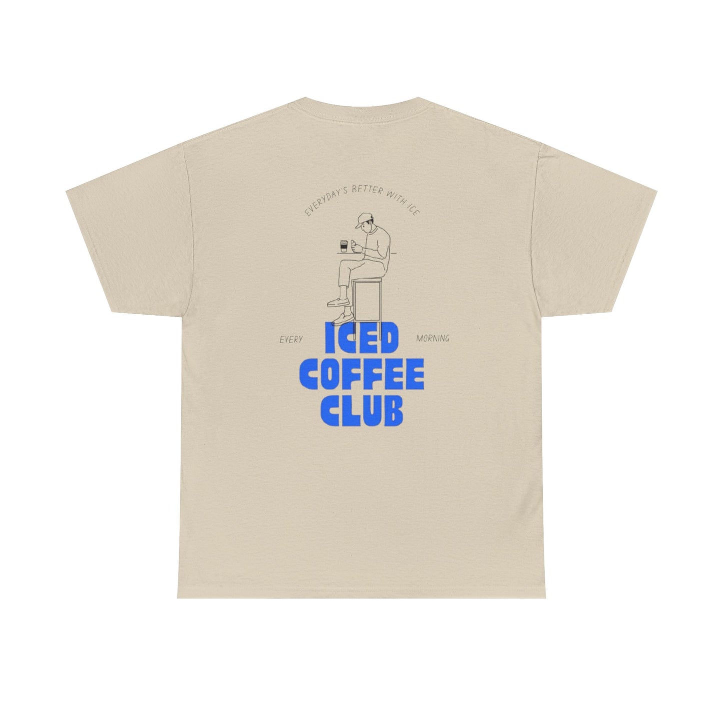 Iced Coffee Club Unisex Tee | Perfect for Coffee Lovers, Casual Wear, Gifts, Summer Outings, or Friends' Gatherings