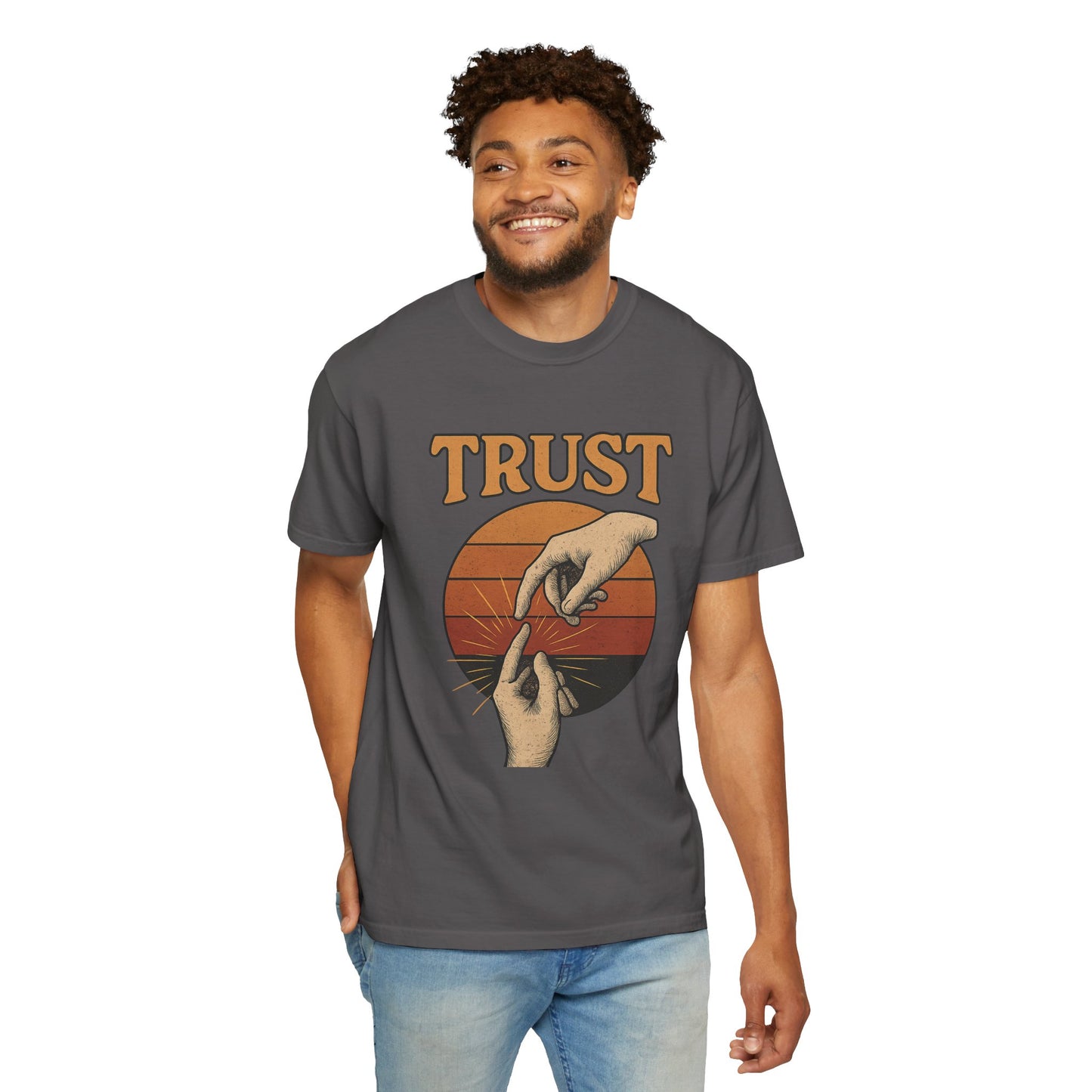 Trust Vintage Unisex T-Shirt, Positive Affirmation Tee, Casual Wear, Retro Style,