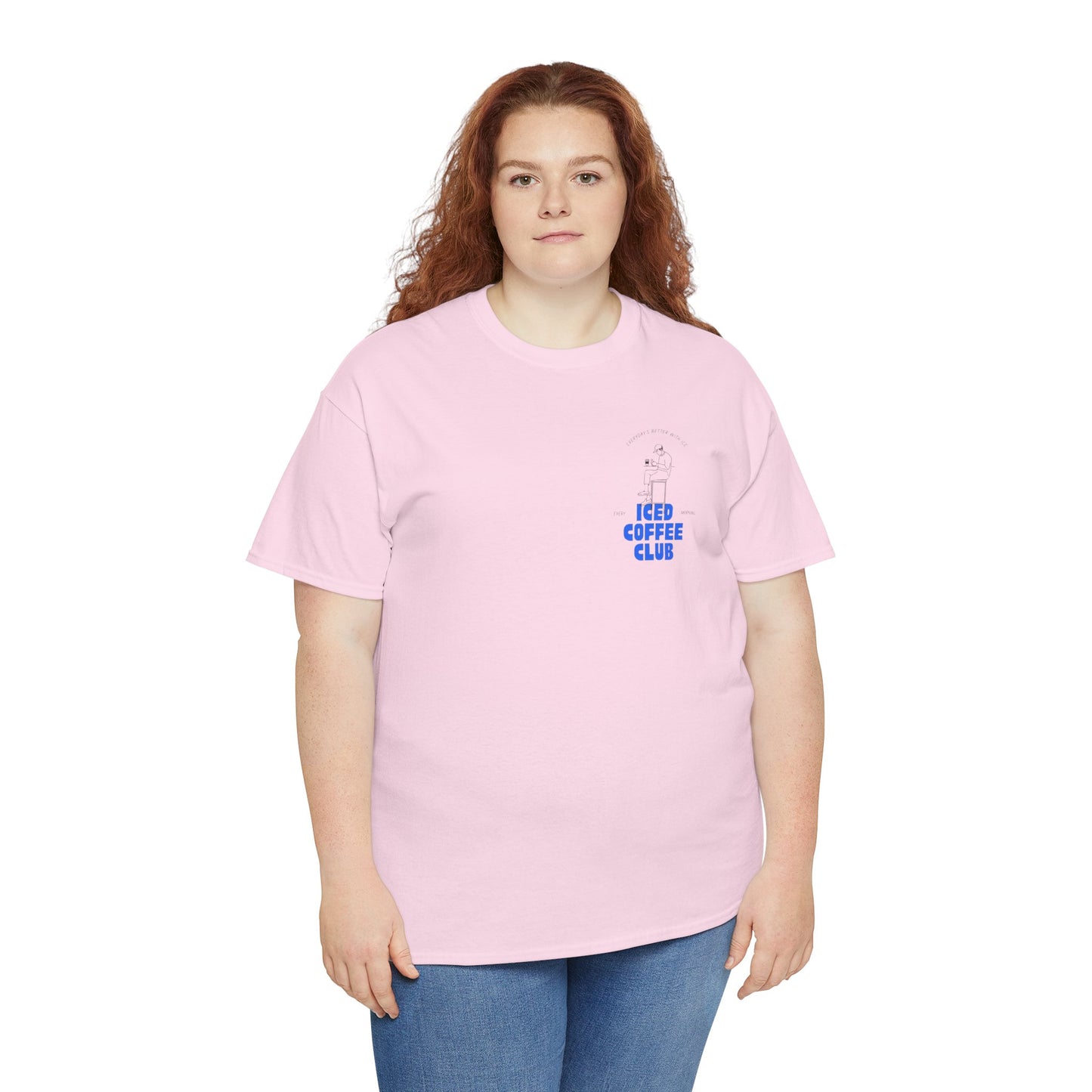 Iced Coffee Club Unisex Tee | Perfect for Coffee Lovers, Casual Wear, Gifts, Summer Outings, or Friends' Gatherings