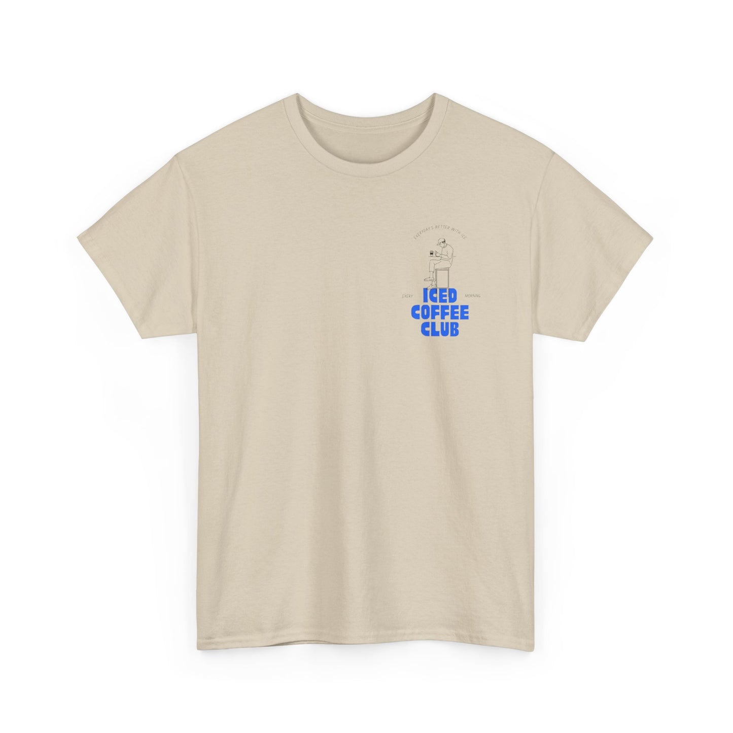 Iced Coffee Club Unisex Tee | Perfect for Coffee Lovers, Casual Wear, Gifts, Summer Outings, or Friends' Gatherings