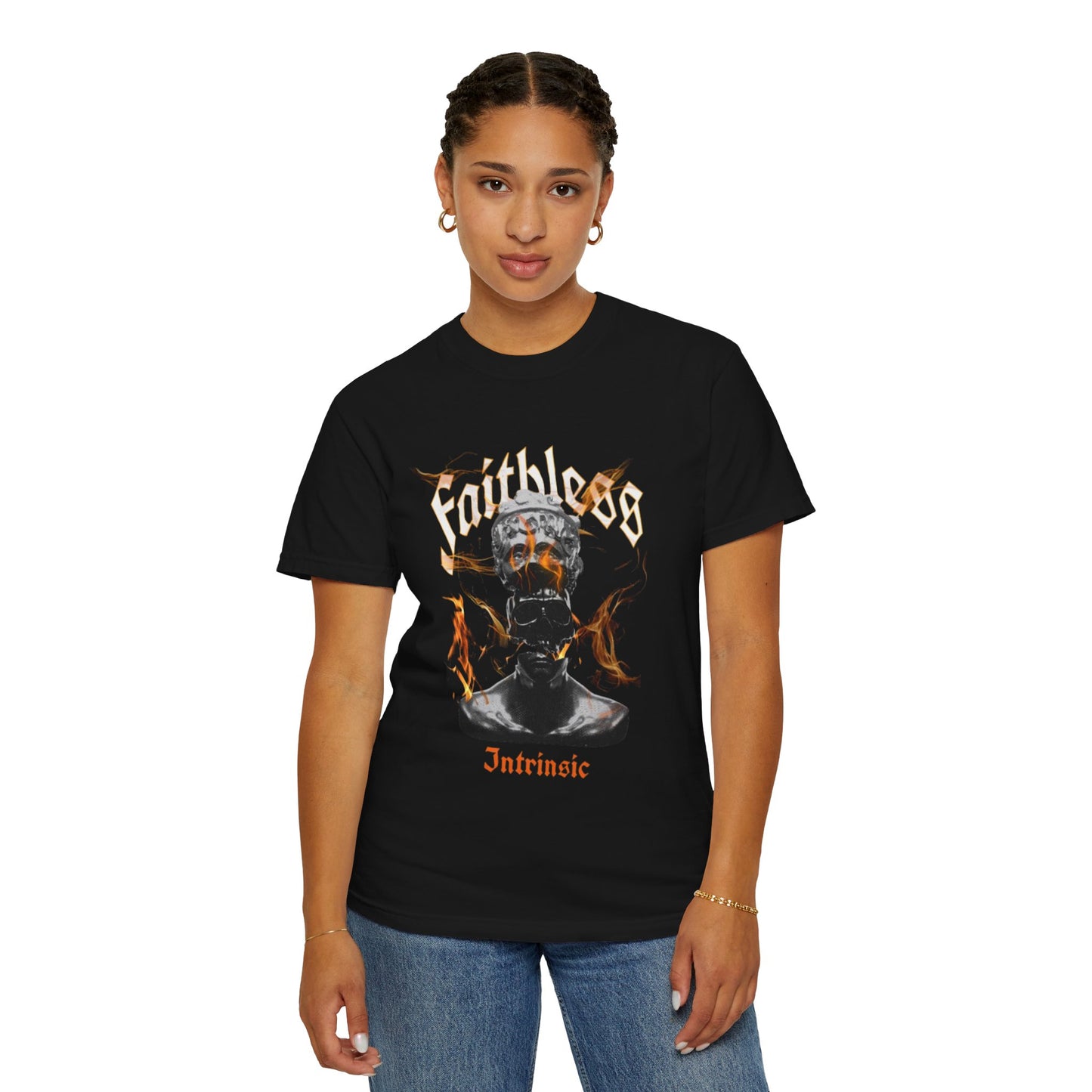 Faithless Intrinsic Unisex T-Shirt, Edgy Graphic Tee, Streetwear Fashion, Gift for Music Lovers, Bold Style Statement