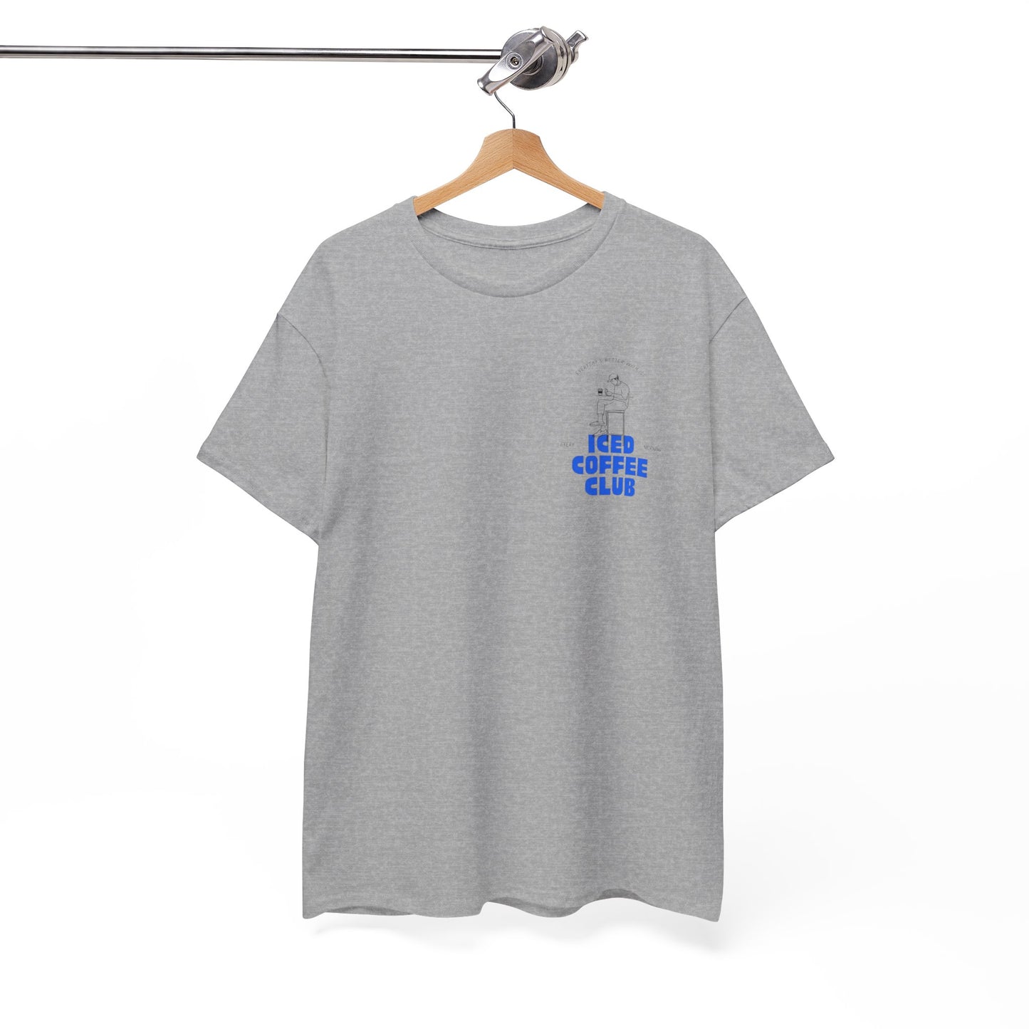 Iced Coffee Club Unisex Tee | Perfect for Coffee Lovers, Casual Wear, Gifts, Summer Outings, or Friends' Gatherings