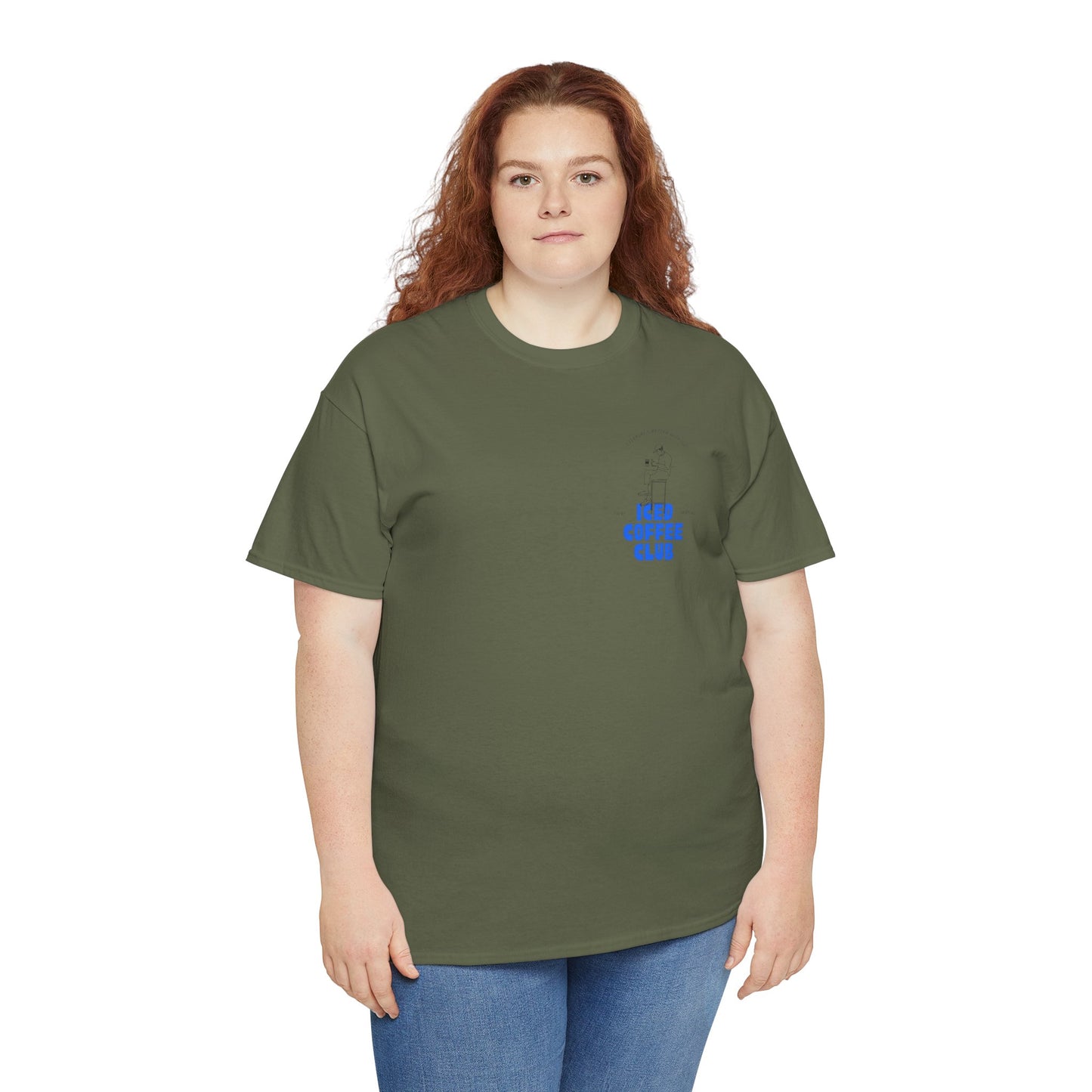 Iced Coffee Club Unisex Tee | Perfect for Coffee Lovers, Casual Wear, Gifts, Summer Outings, or Friends' Gatherings