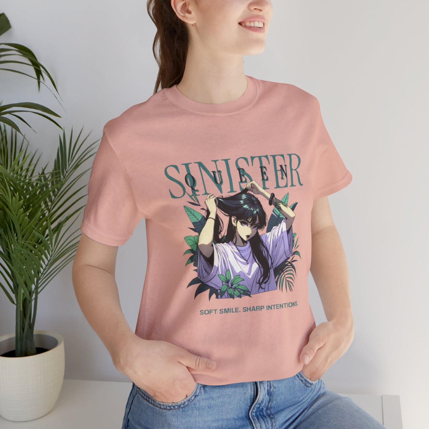 Sinister Vibes Unisex Tee, Graphic Tee, Anime Inspired Shirt, Casual Wear, , Trendy Apparel