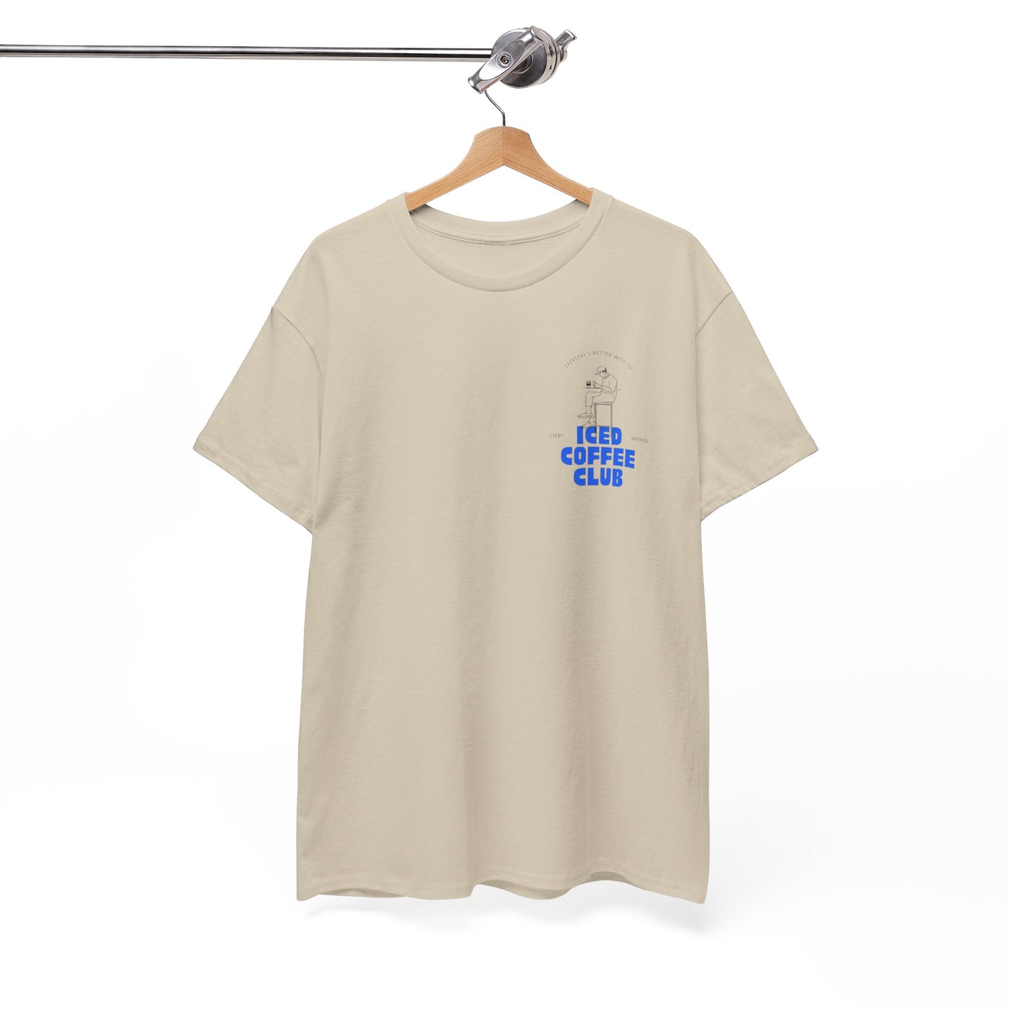Iced Coffee Club Unisex Tee | Perfect for Coffee Lovers, Casual Wear, Gifts, Summer Outings, or Friends' Gatherings