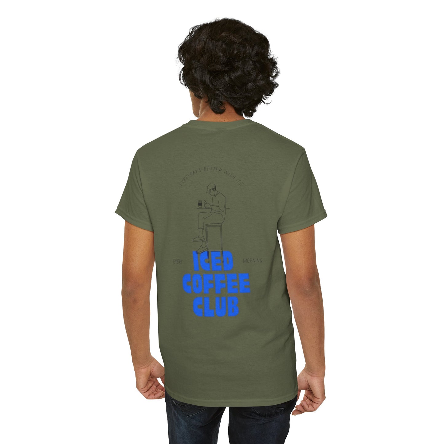Iced Coffee Club Unisex Tee | Perfect for Coffee Lovers, Casual Wear, Gifts, Summer Outings, or Friends' Gatherings
