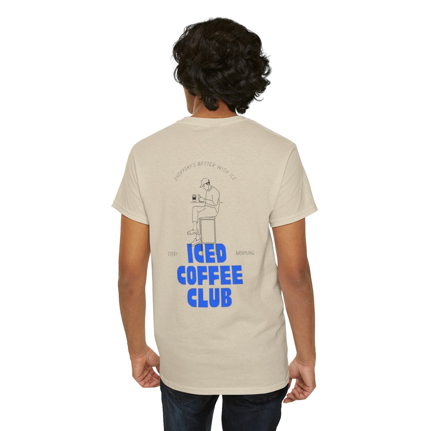 Iced Coffee Club Unisex Tee | Perfect for Coffee Lovers, Casual Wear, Gifts, Summer Outings, or Friends' Gatherings