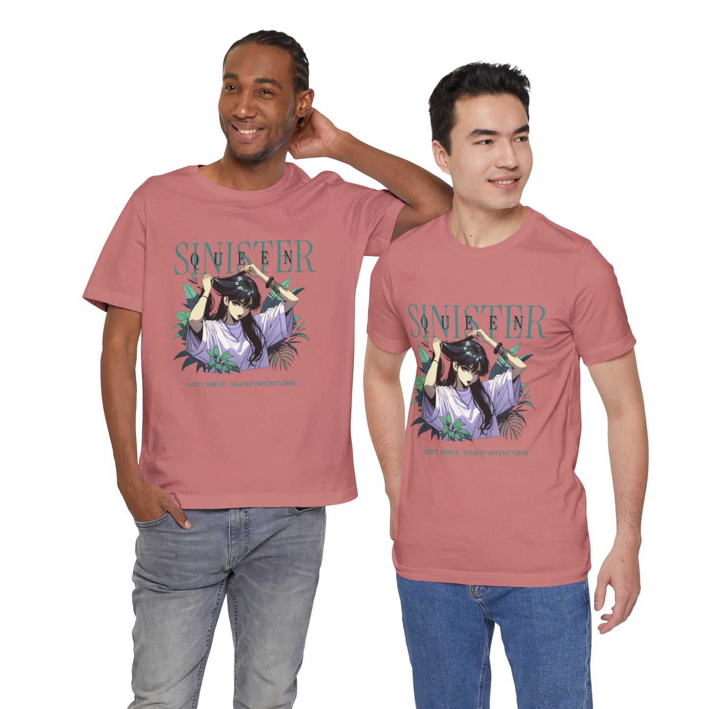 Sinister Vibes Unisex Tee, Graphic Tee, Anime Inspired Shirt, Casual Wear, , Trendy Apparel