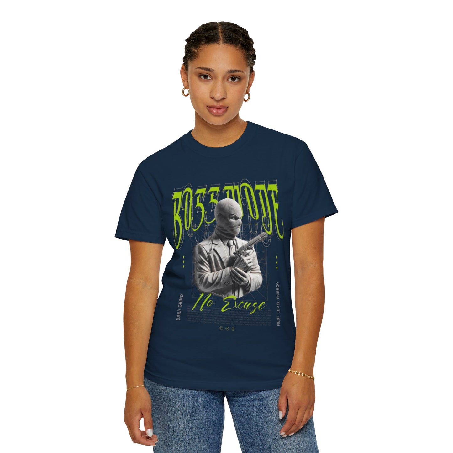 Boss Mode T-Shirt, Vintage Graphic Tee, Unisex Casual Wear, Streetwear Fashion, Gift for Him/Her