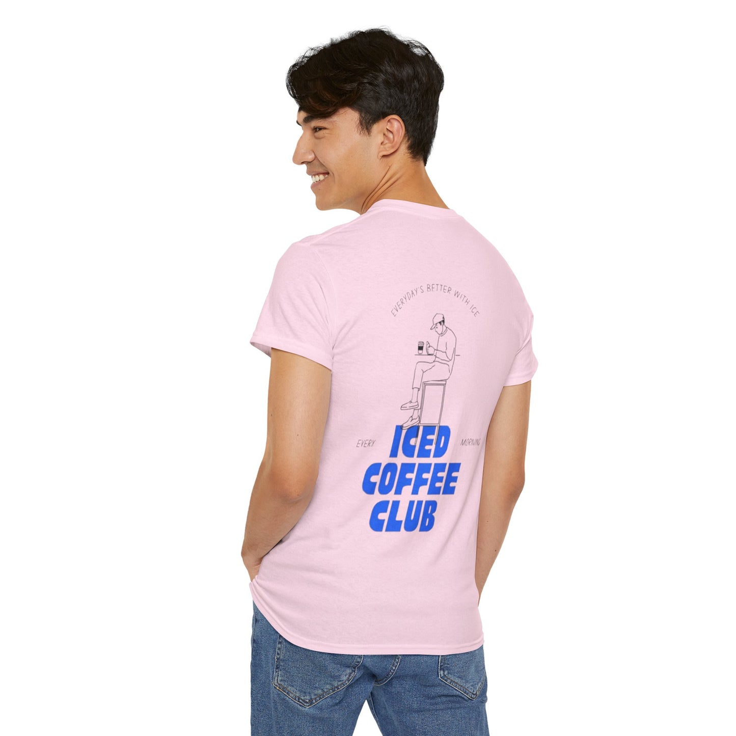 Iced Coffee Club Unisex Tee | Perfect for Coffee Lovers, Casual Wear, Gifts, Summer Outings, or Friends' Gatherings