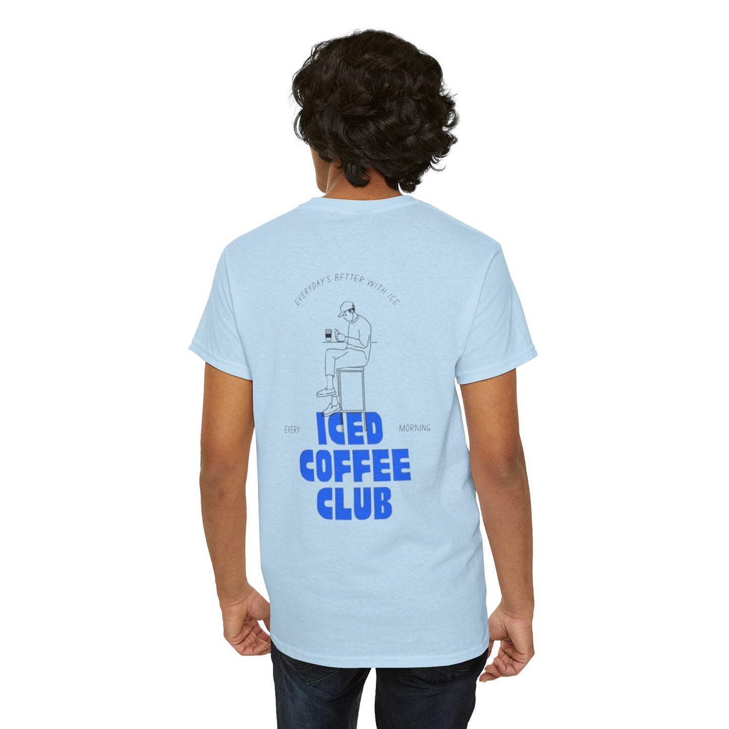 Iced Coffee Club Unisex Tee | Perfect for Coffee Lovers, Casual Wear, Gifts, Summer Outings, or Friends' Gatherings