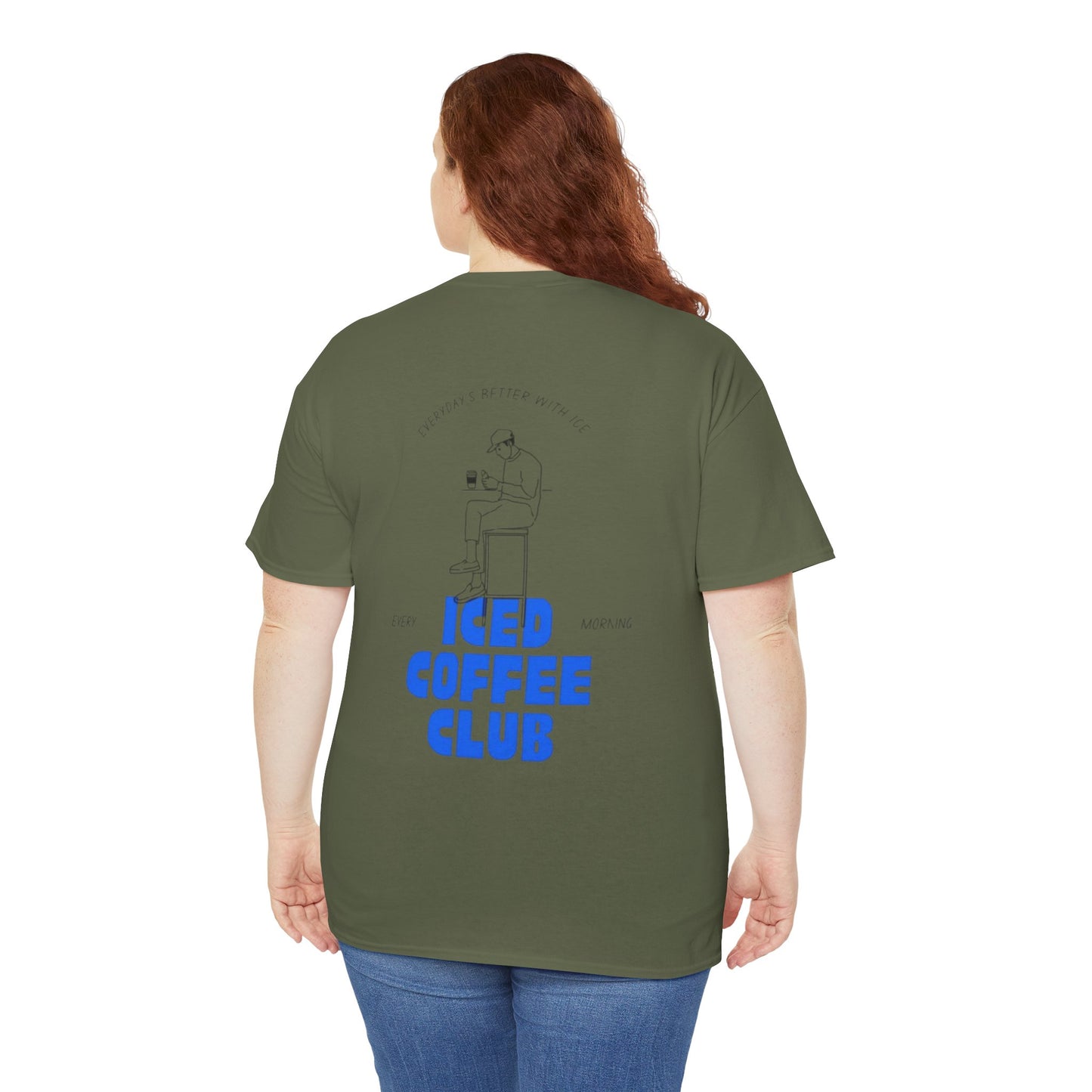 Iced Coffee Club Unisex Tee | Perfect for Coffee Lovers, Casual Wear, Gifts, Summer Outings, or Friends' Gatherings