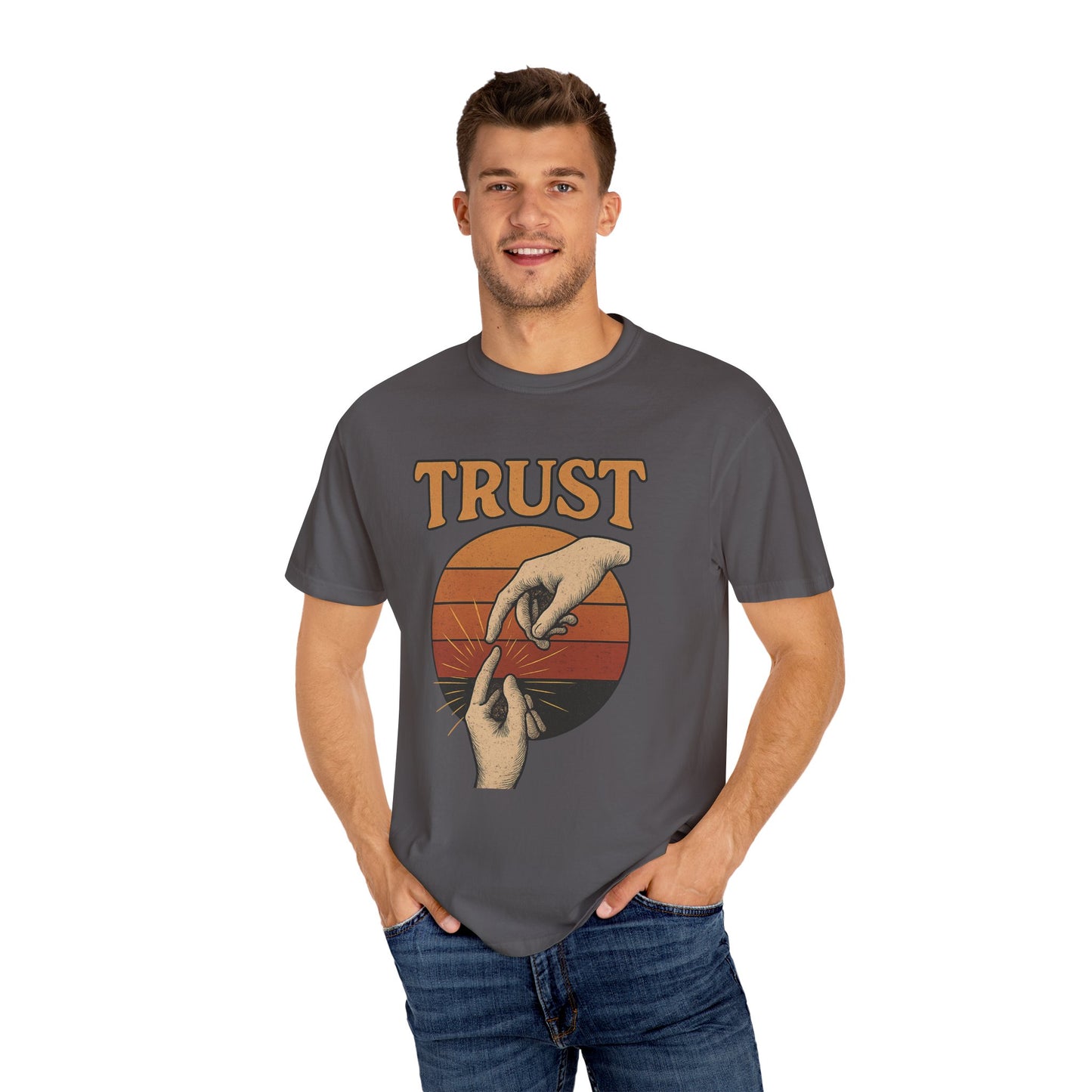 Trust Vintage Unisex T-Shirt, Positive Affirmation Tee, Casual Wear, Retro Style,