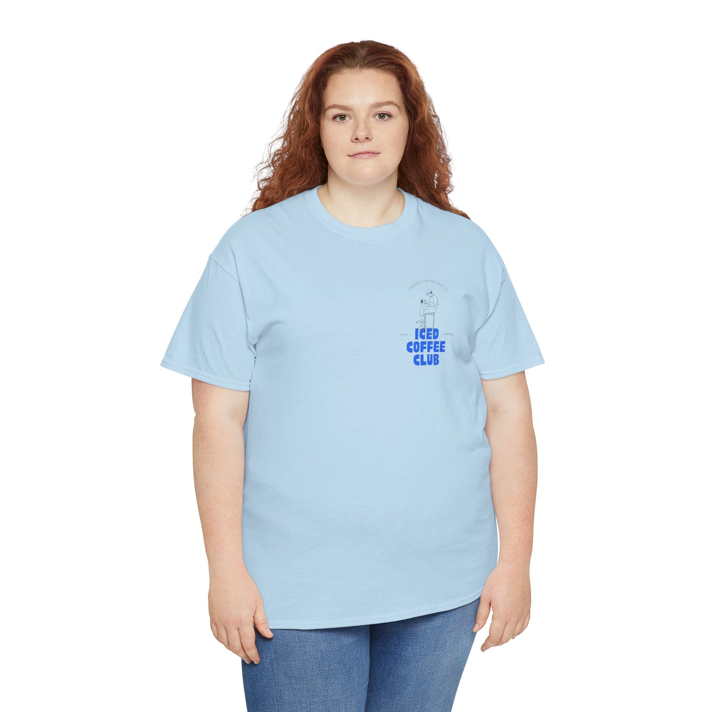 Iced Coffee Club Unisex Tee | Perfect for Coffee Lovers, Casual Wear, Gifts, Summer Outings, or Friends' Gatherings