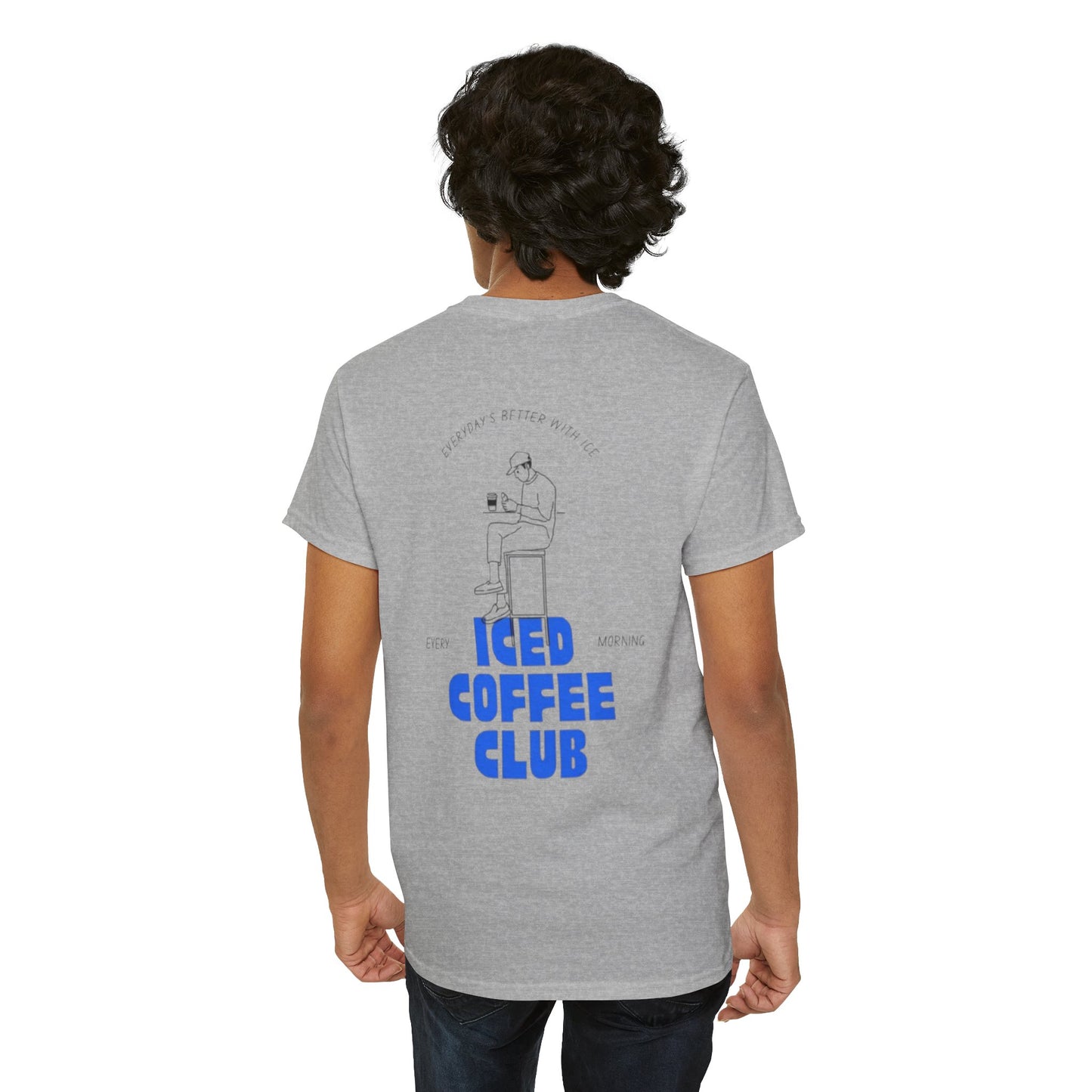 Iced Coffee Club Unisex Tee | Perfect for Coffee Lovers, Casual Wear, Gifts, Summer Outings, or Friends' Gatherings