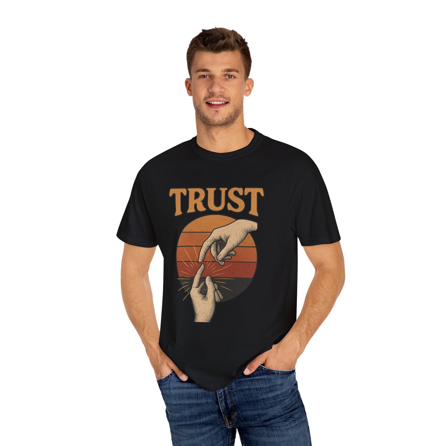 Trust Vintage Unisex T-Shirt, Positive Affirmation Tee, Casual Wear, Retro Style,