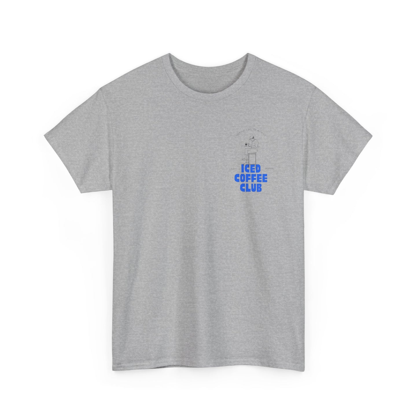Iced Coffee Club Unisex Tee | Perfect for Coffee Lovers, Casual Wear, Gifts, Summer Outings, or Friends' Gatherings