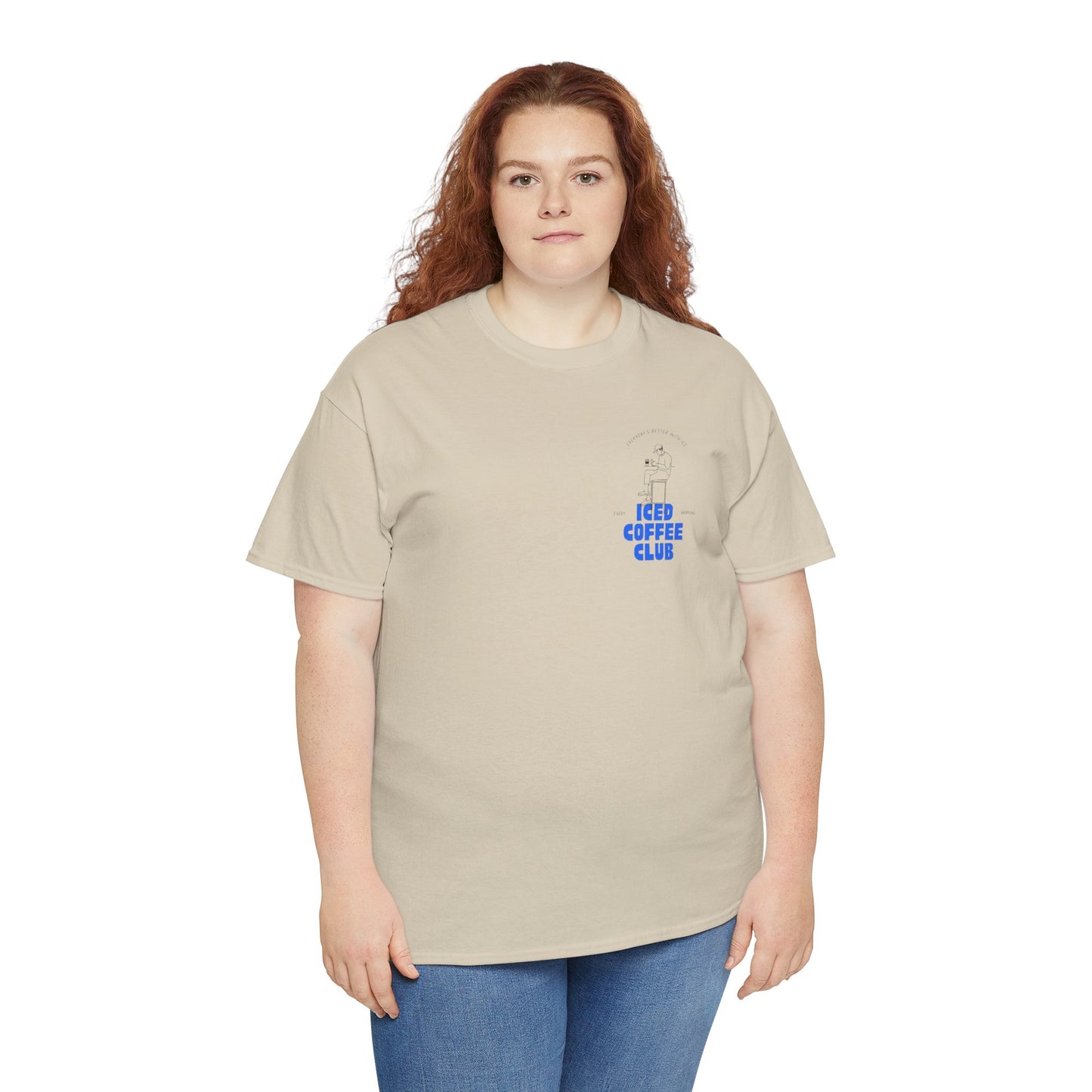 Iced Coffee Club Unisex Tee | Perfect for Coffee Lovers, Casual Wear, Gifts, Summer Outings, or Friends' Gatherings