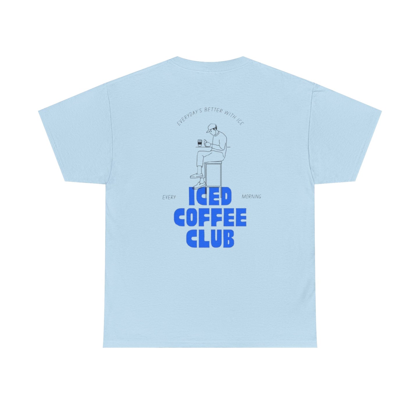 Iced Coffee Club Unisex Tee | Perfect for Coffee Lovers, Casual Wear, Gifts, Summer Outings, or Friends' Gatherings