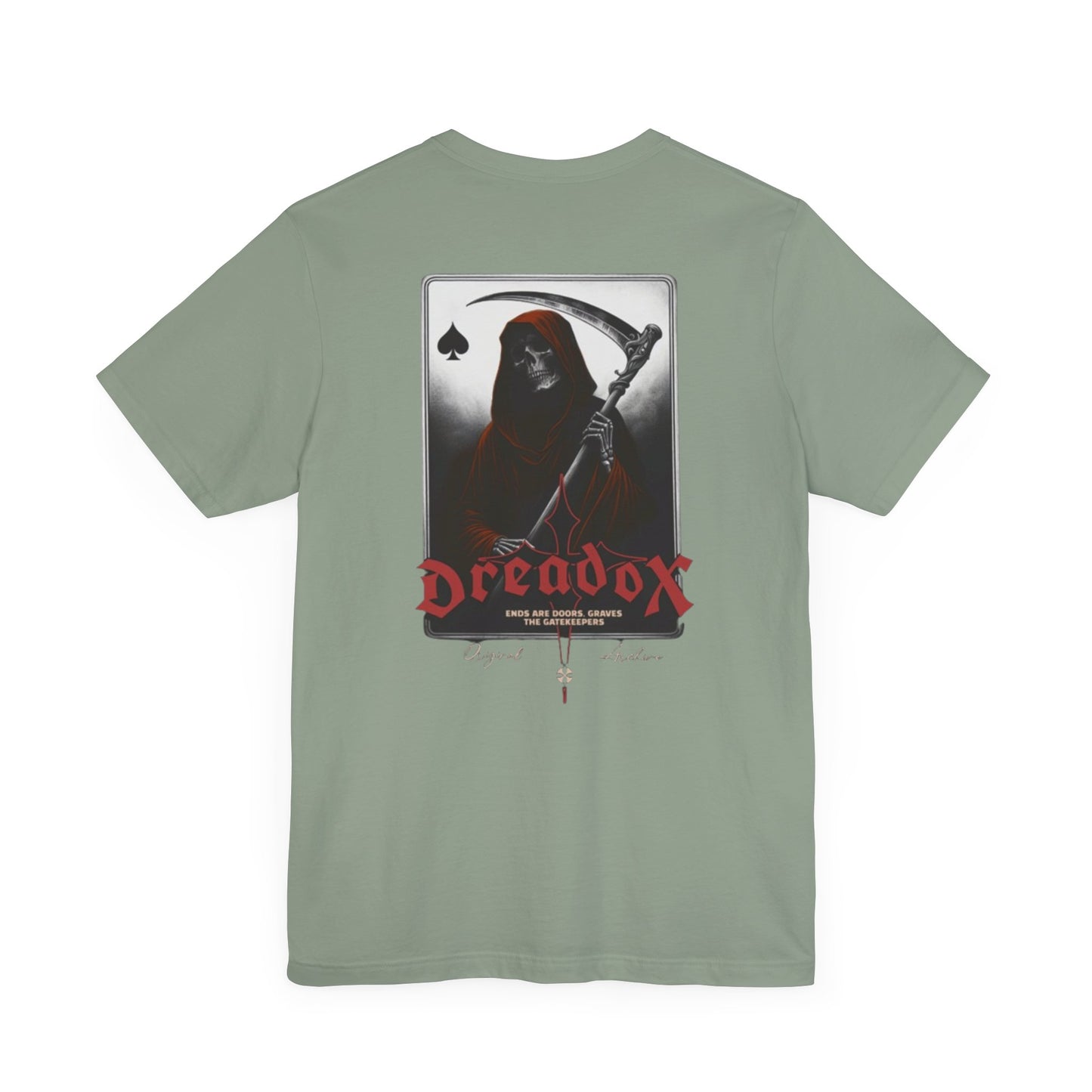 Spooky Graphic Tee, Unisex Dreadox Short Sleeve Shirt, Halloween Costume Shirt, Urban Casual Wear, Goth Aesthetic Apparel