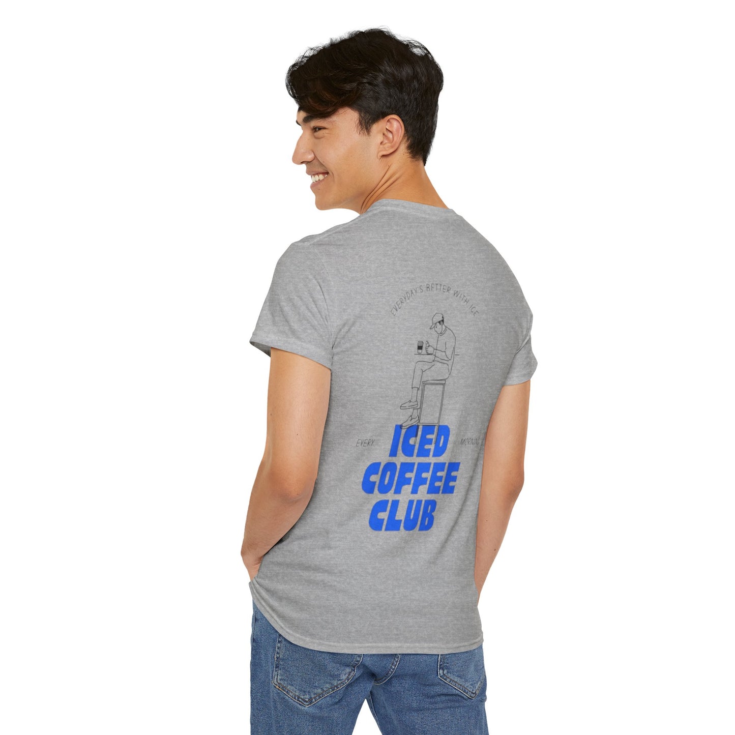 Iced Coffee Club Unisex Tee | Perfect for Coffee Lovers, Casual Wear, Gifts, Summer Outings, or Friends' Gatherings