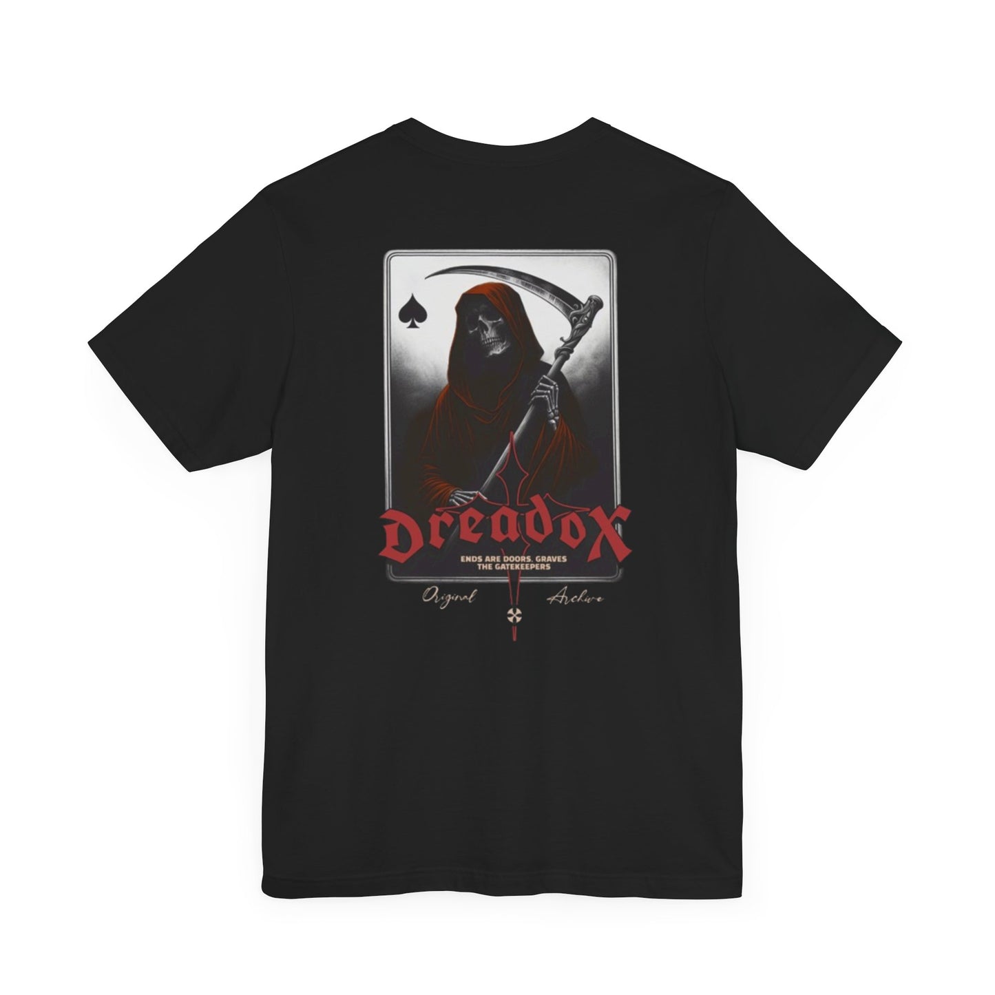 Spooky Graphic Tee, Unisex Dreadox Short Sleeve Shirt, Halloween Costume Shirt, Urban Casual Wear, Goth Aesthetic Apparel
