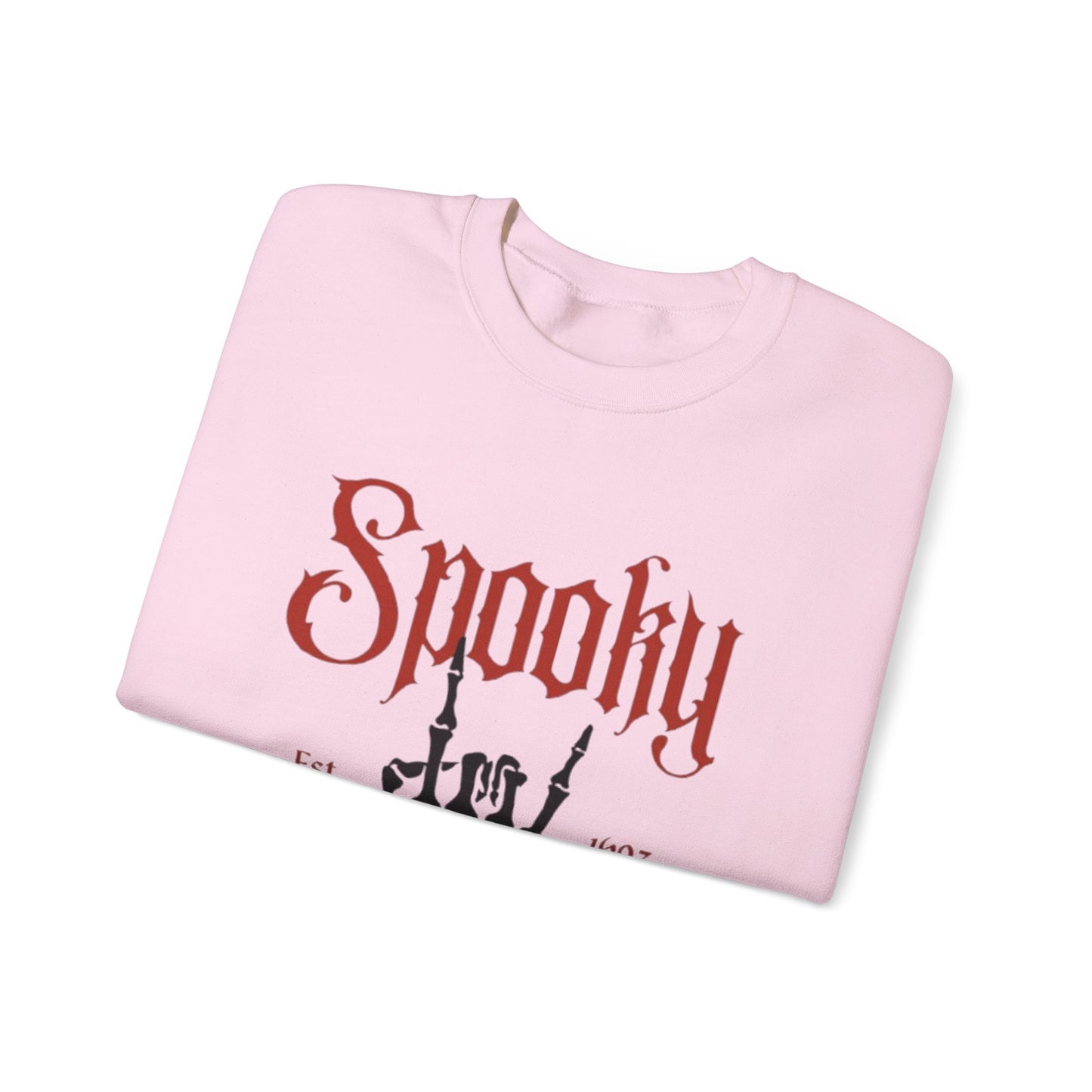 Spooky Club Crewneck Sweatshirt, Halloween Sweatshirt, Unisex Sweatshirt, Casual Fall Apparel, Cozy Halloween Top