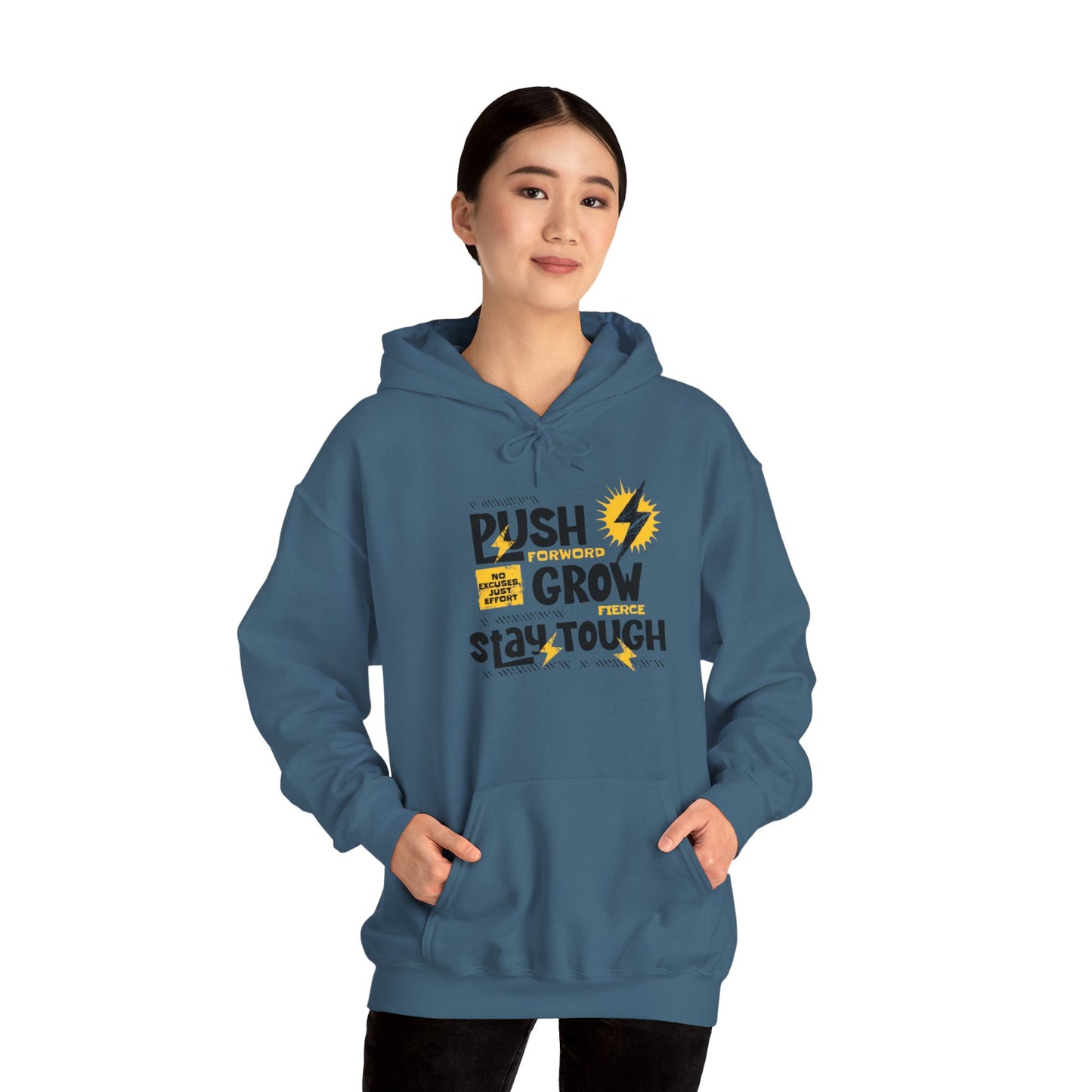 Motivational Hooded Sweatshirt, Inspirational Hoodie, Cozy Everyday Wear, Gifts for Him, Gifts for Her, Energy Boost Apparel, Fitness [...]