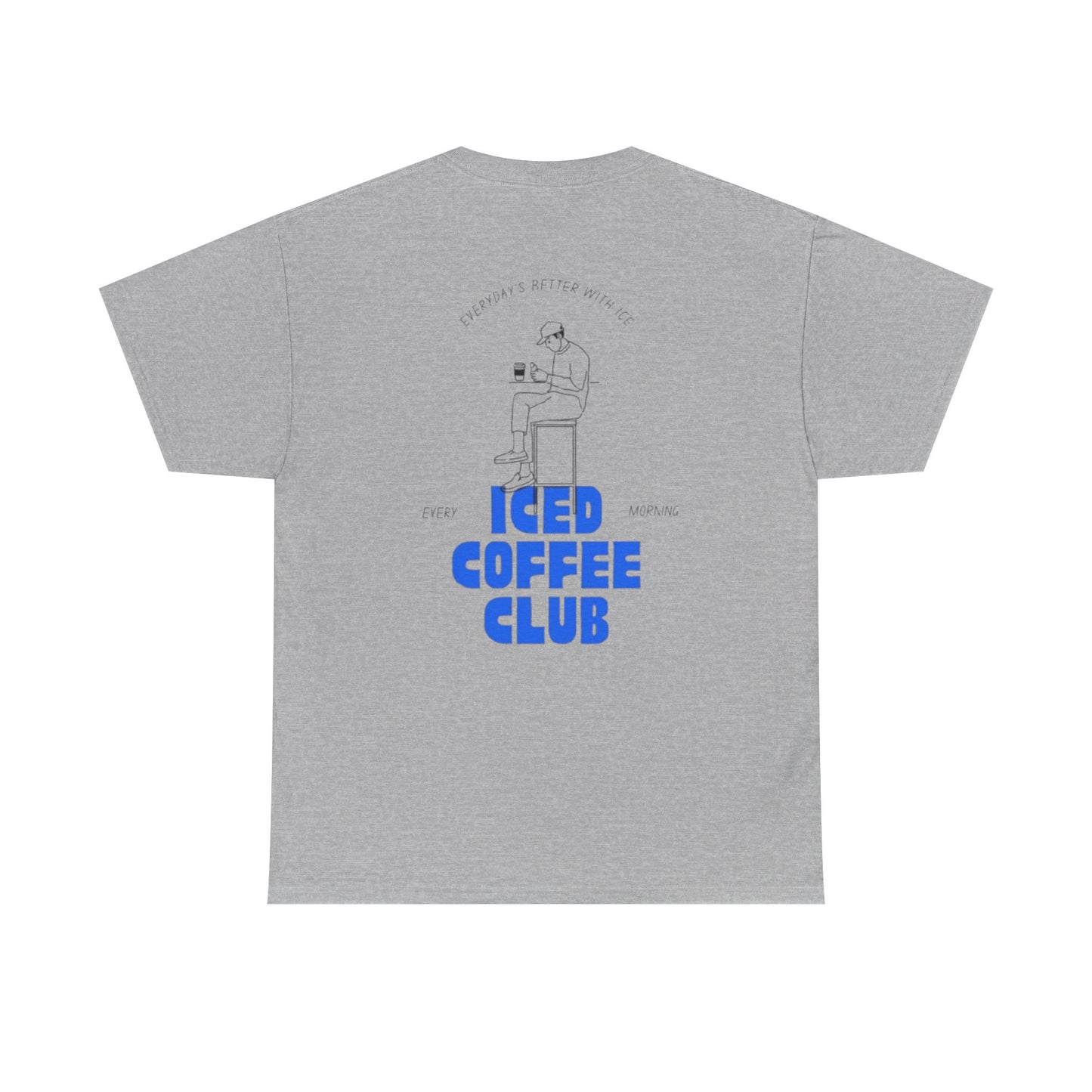 Iced Coffee Club Unisex Tee | Perfect for Coffee Lovers, Casual Wear, Gifts, Summer Outings, or Friends' Gatherings