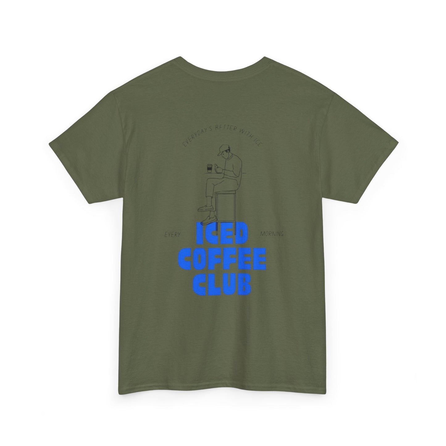 Iced Coffee Club Unisex Tee | Perfect for Coffee Lovers, Casual Wear, Gifts, Summer Outings, or Friends' Gatherings