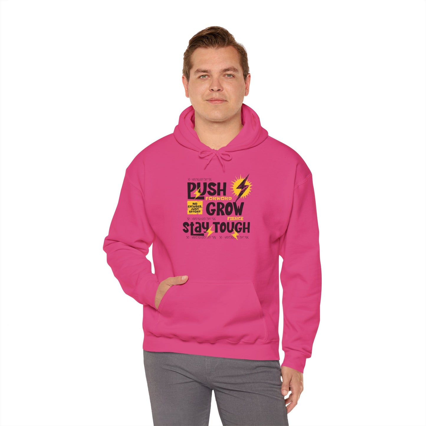 Motivational Hooded Sweatshirt, Inspirational Hoodie, Cozy Everyday Wear, Gifts for Him, Gifts for Her, Energy Boost Apparel, Fitness [...]