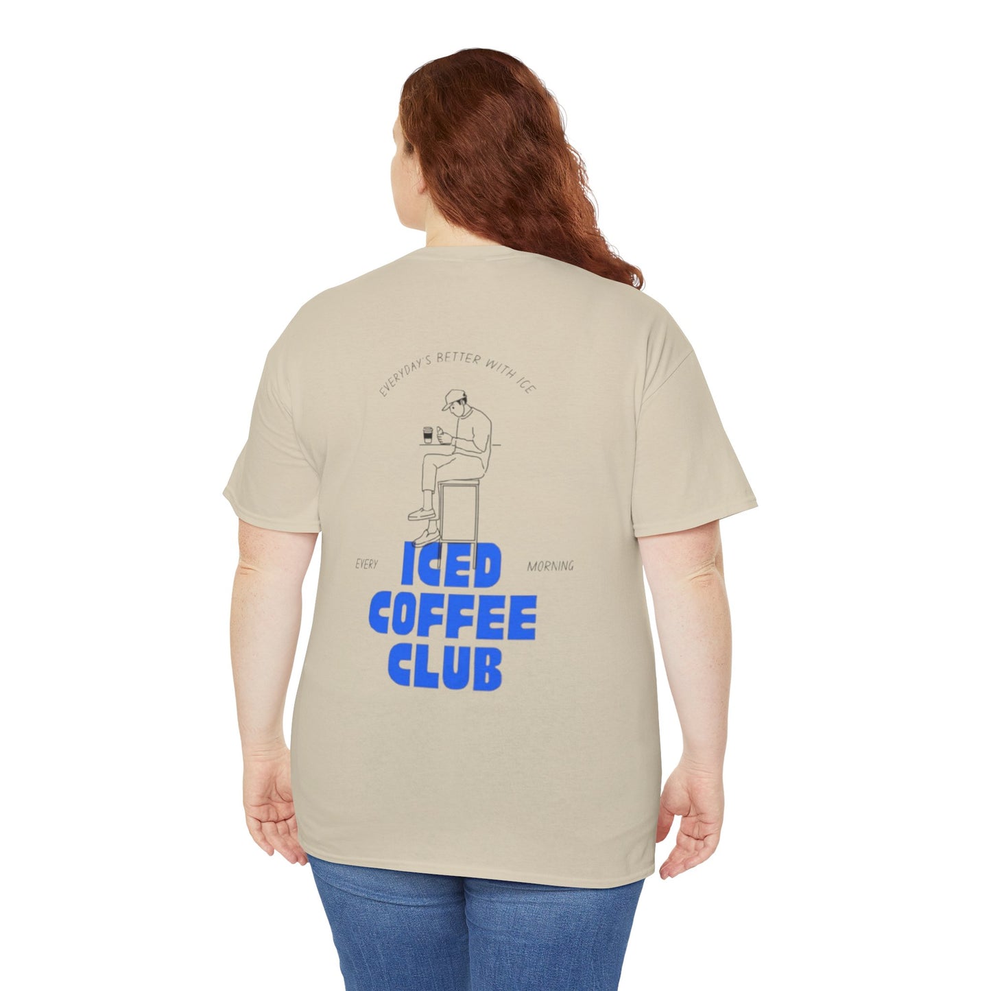 Iced Coffee Club Unisex Tee | Perfect for Coffee Lovers, Casual Wear, Gifts, Summer Outings, or Friends' Gatherings