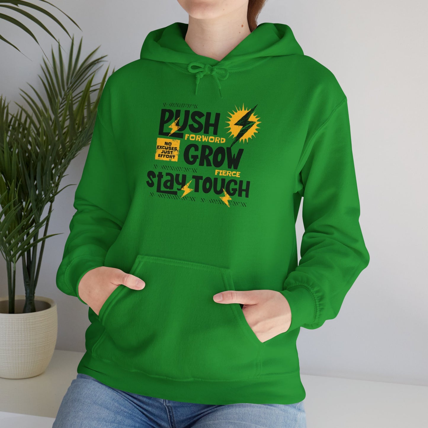 Motivational Hooded Sweatshirt, Inspirational Hoodie, Cozy Everyday Wear, Gifts for Him, Gifts for Her, Energy Boost Apparel, Fitness [...]