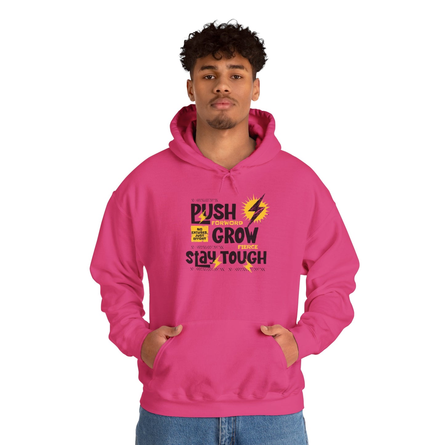 Motivational Hooded Sweatshirt, Inspirational Hoodie, Cozy Everyday Wear, Gifts for Him, Gifts for Her, Energy Boost Apparel, Fitness [...]