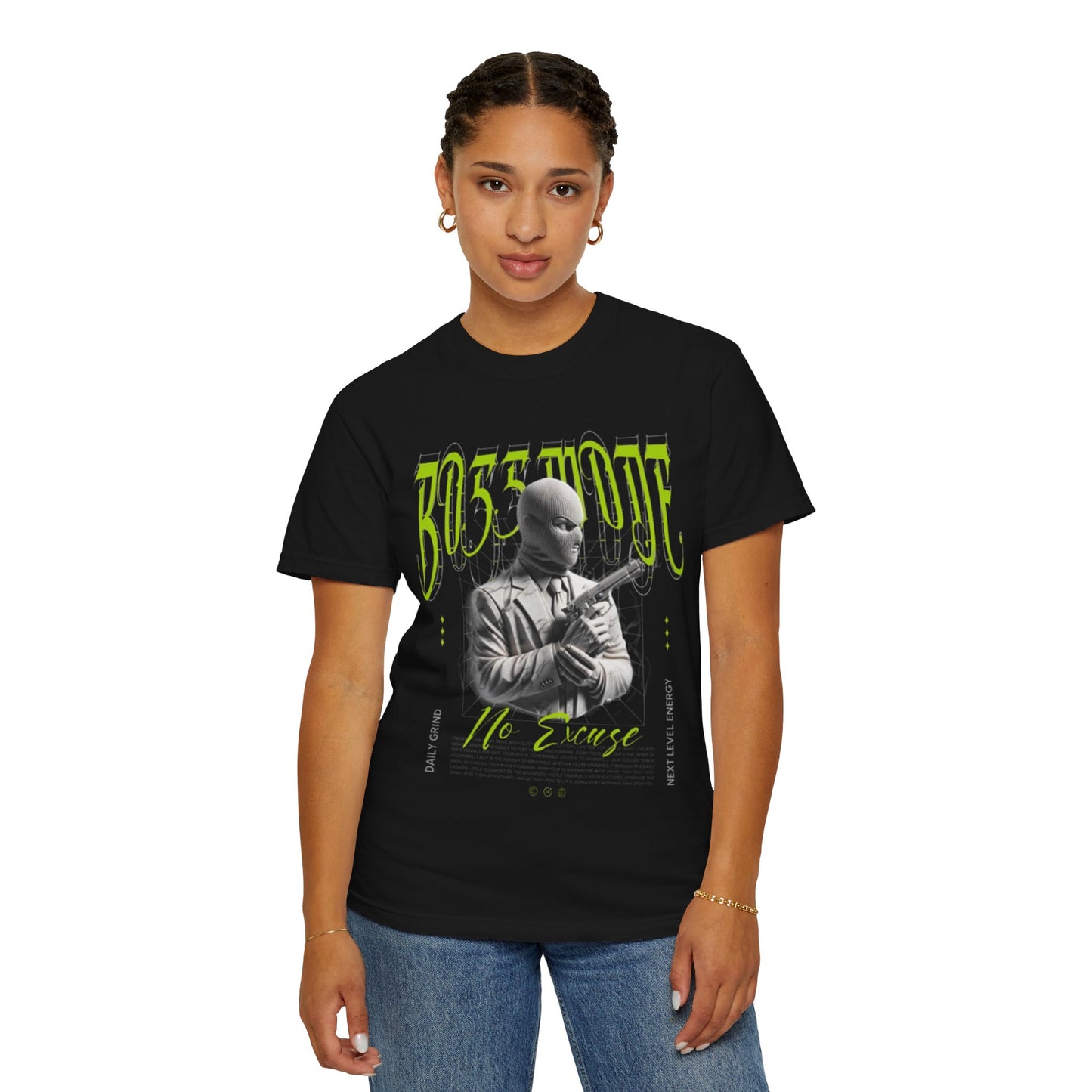 Boss Mode T-Shirt, Vintage Graphic Tee, Unisex Casual Wear, Streetwear Fashion, Gift for Him/Her