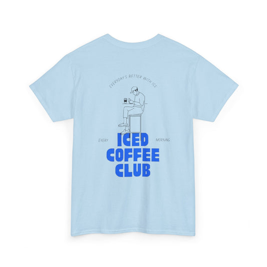 Iced Coffee Club Unisex Tee | Perfect for Coffee Lovers, Casual Wear, Gifts, Summer Outings, or Friends' Gatherings