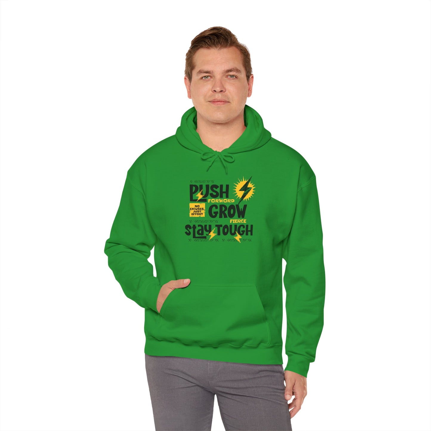 Motivational Hooded Sweatshirt, Inspirational Hoodie, Cozy Everyday Wear, Gifts for Him, Gifts for Her, Energy Boost Apparel, Fitness [...]