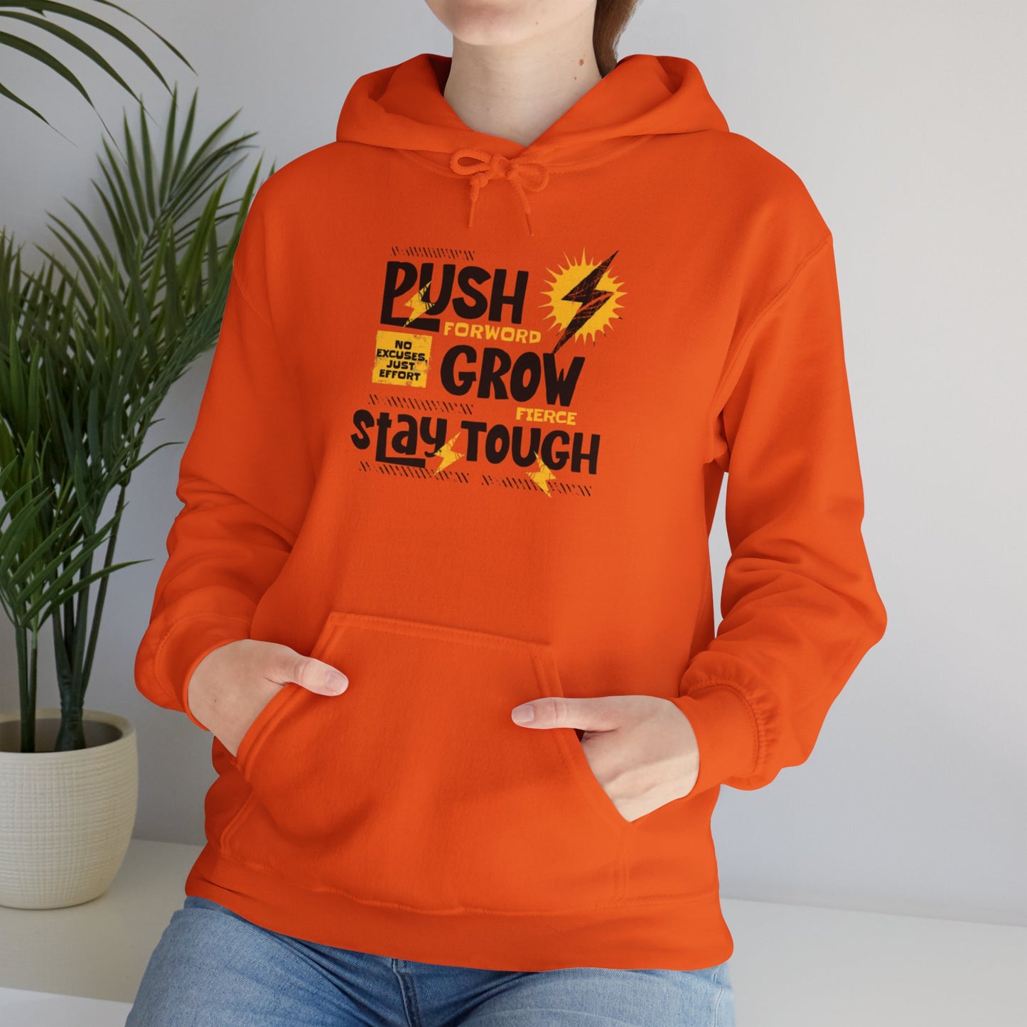 Motivational Hooded Sweatshirt, Inspirational Hoodie, Cozy Everyday Wear, Gifts for Him, Gifts for Her, Energy Boost Apparel, Fitness [...]