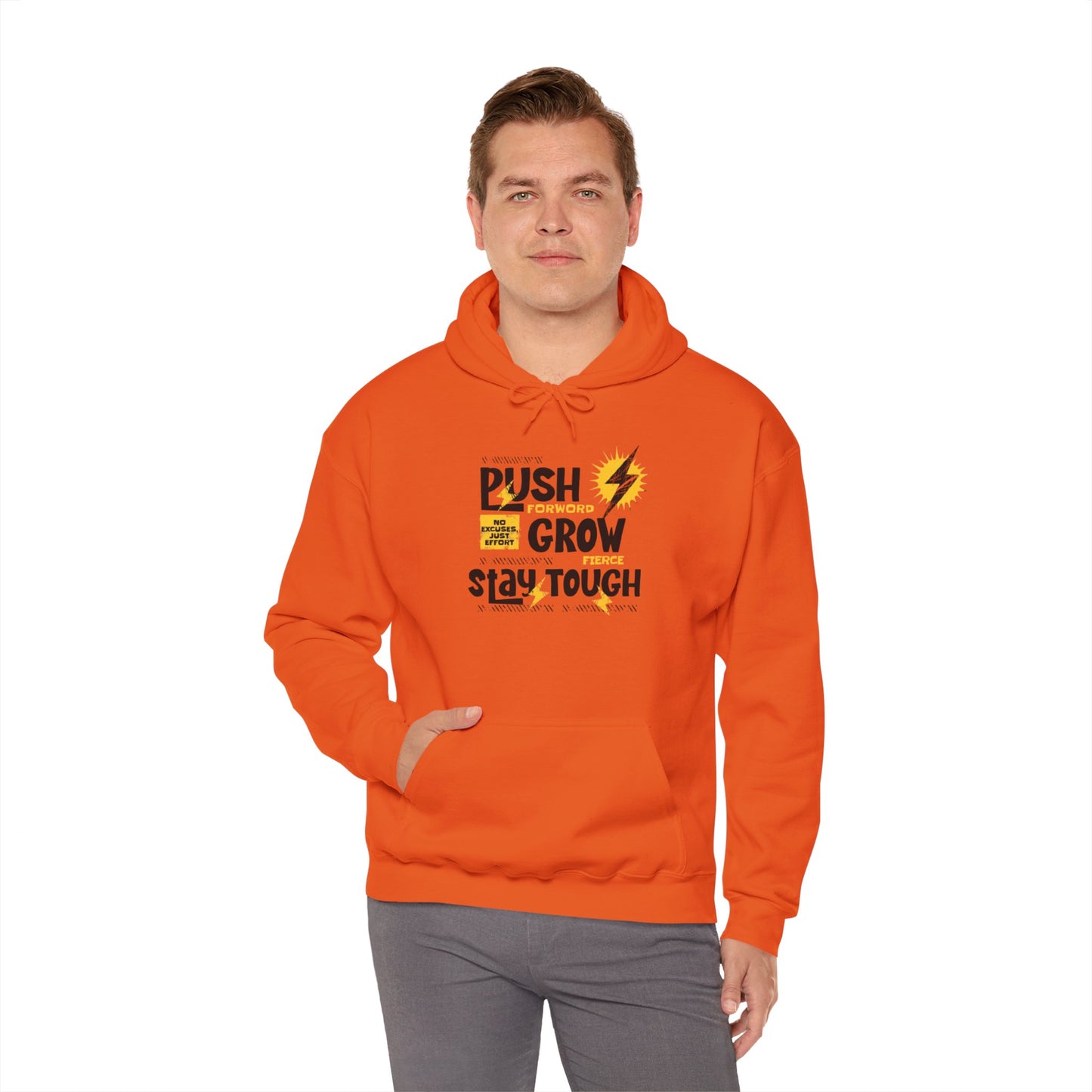 Motivational Hooded Sweatshirt, Inspirational Hoodie, Cozy Everyday Wear, Gifts for Him, Gifts for Her, Energy Boost Apparel, Fitness [...]
