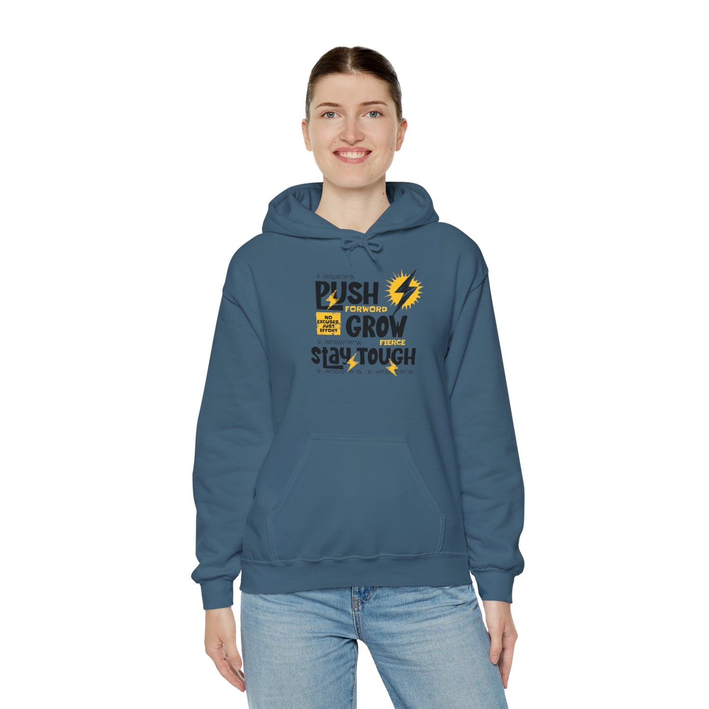 Motivational Hooded Sweatshirt, Inspirational Hoodie, Cozy Everyday Wear, Gifts for Him, Gifts for Her, Energy Boost Apparel, Fitness [...]